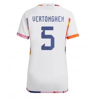 Belgien Jan Vertonghen #5 Replika Bortatröja Dam VM 2022 Kortärmad